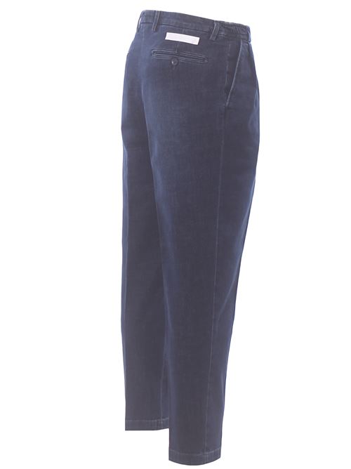 pantalone carrot in denim BRIGLIA | PORTOBELLOD-195 6111